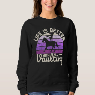 mit Gewölbe-Akrobatik-Retrogewölbe Sweatshirt