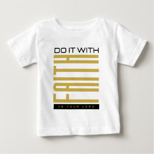 Mit Glaube biblisch machen Baby T-shirt