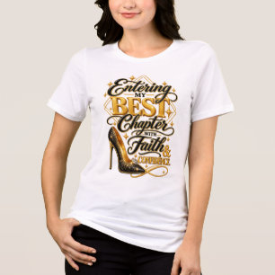 Mit Glauben mein bestes Kapitel beginnen Tri-Blend Shirt