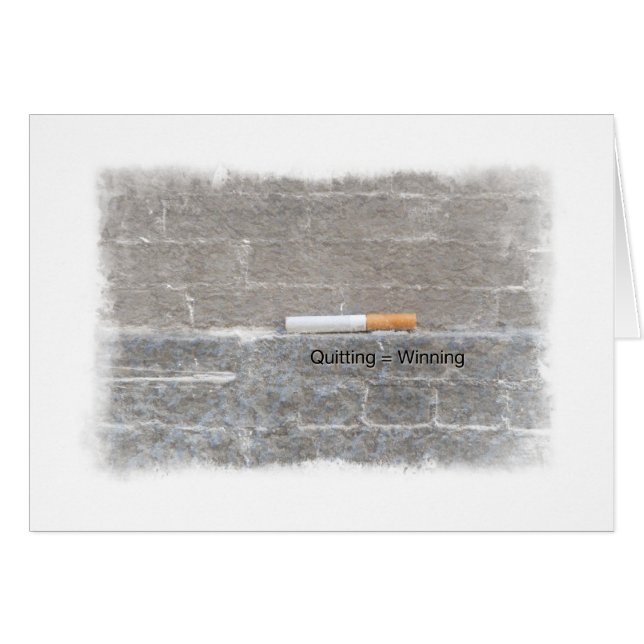 Mit Gleichem gewinnen Schluss mit dem Rauchen (Vorderseite (Horizontal))