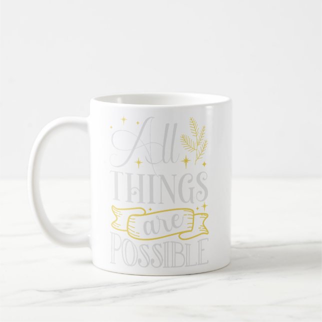 Mit GOD ist alles möglich Kaffeetasse (Links)