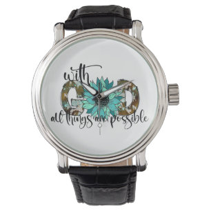 Mit Gott Armbanduhr
