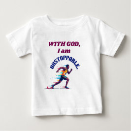 Mit Gott bin ich unaufhaltsam Baby T-shirt