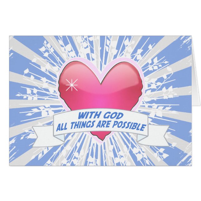 Mit Gott ist alles möglich (Vorderseite (Horizontal))