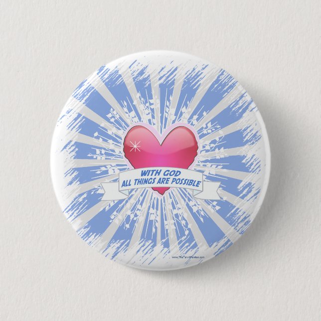 Mit Gott ist alles möglich Button (Vorderseite)