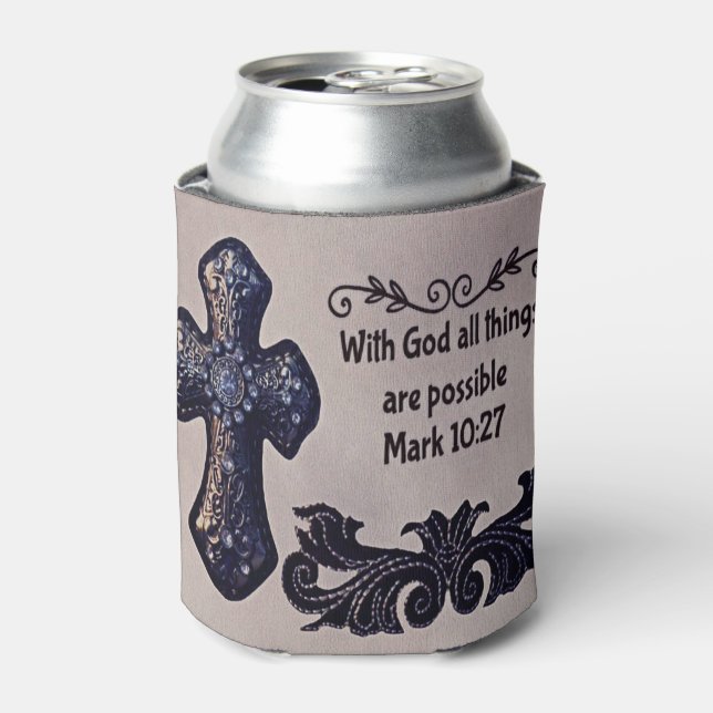 Mit Gott ist alles möglich Dosenkühler (Kanne Vorderseite)