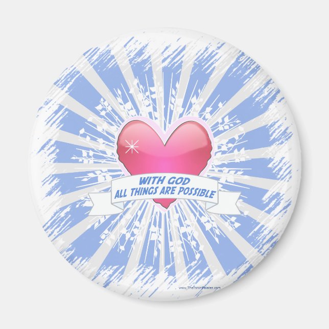 Mit Gott ist alles möglich Magnet (Vorne)