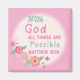 Mit Gott ist alles möglich Magnet