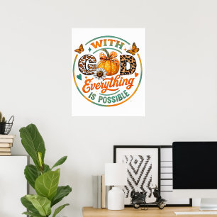 Mit Gott ist alles möglich Poster