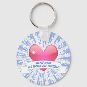 Mit Gott ist alles möglich Schlüsselanhänger
