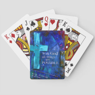 Mit Gott sind alle Sachen mögliche Karten Spielkarten