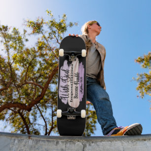 Mit Gott werden Unmöglichkeiten möglich Skateboard