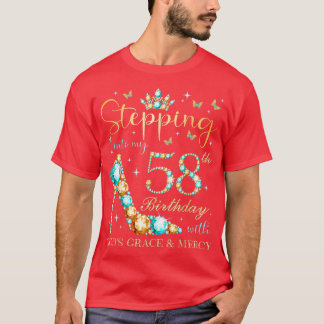 Mit Götter Anmut und Gnade in meinen 58. Geburtsta T-Shirt