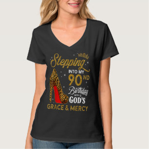 Mit Gottes Gnade und Gnade in meinen 90. Geburtsta T-Shirt