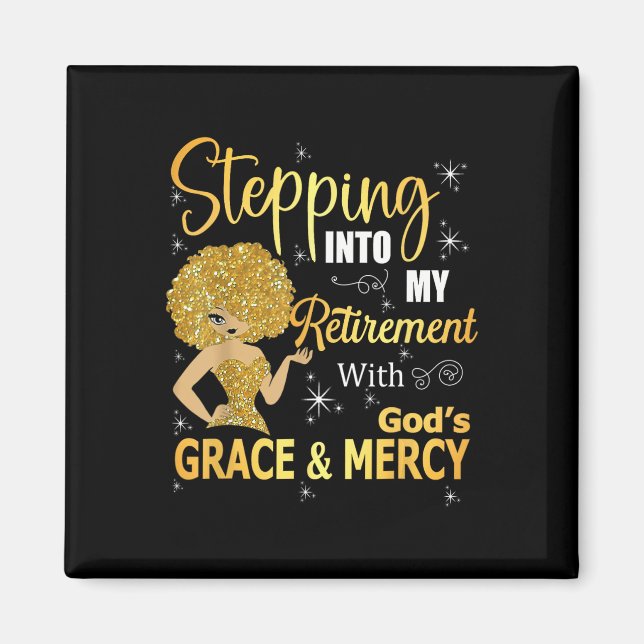 Mit Gottes Gnade und meinem Herrn in meine Rente z Magnet (Vorne)