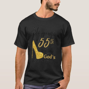 Mit Gottes Gnaden a in meinen 55. Geburtstag trete T-Shirt