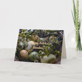 MIT GRANDMA-OSTKARTE GESCHLOSSEN DANKESKARTE