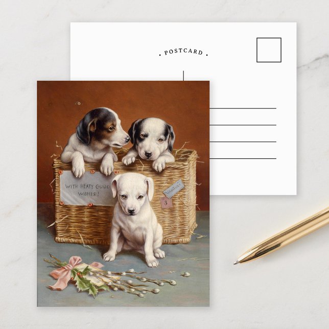 Mit Heaty Guud wünscht | Carl Reichert Postkarte (Von Creator hochgeladen)