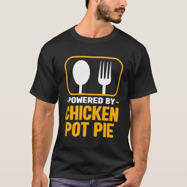 Mit Hecht-Pot-Pie-Spaß-Kuchen T-Shirt (Vorderseite)