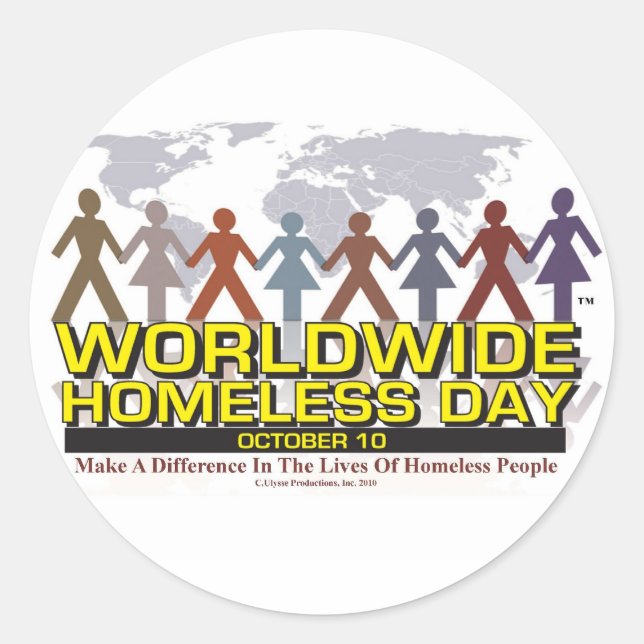 Mit "HeOne" einen Unterscheidungsaufkleber machen Runder Aufkleber (Vorderseite)