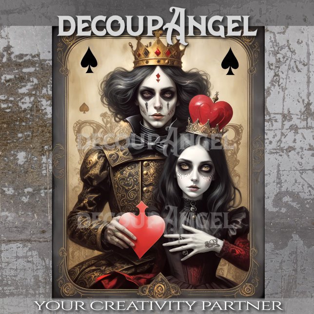 Mit Herz-Dekoupage spielen Seidenpapier (Von Creator hochgeladen)