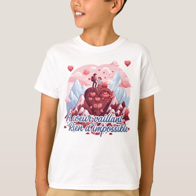 Mit Herzen, nichts Unmögliches T-Shirt (Vorderseite)