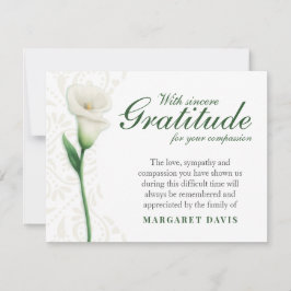 Mit herzlicher Dankbarkeit Danke