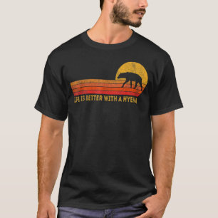 Mit Hyena Hyena Retro T-Shirt
