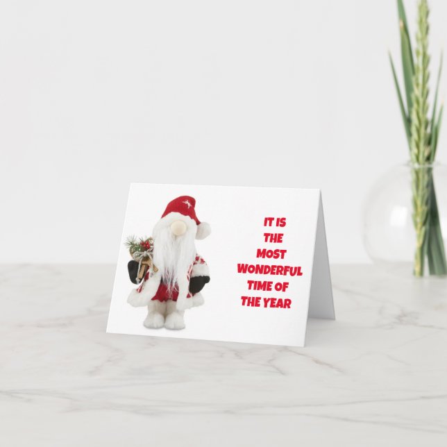 *MIT IHNEN IST ES DIE WUNDERSCHÖNSTE ZEIT DES JAHR KARTE (Vorderseite)