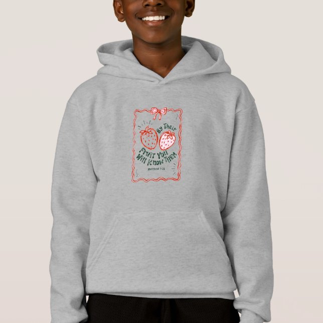 Mit ihren Früchten - Matthew 7:16 Hoodie (Vorderseite)