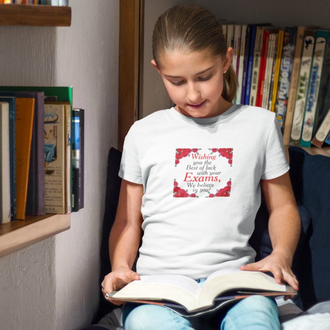 Mit Ihren Prüfungen das Beste aus dem Glück wünsch T-Shirt (Von Creator hochgeladen)