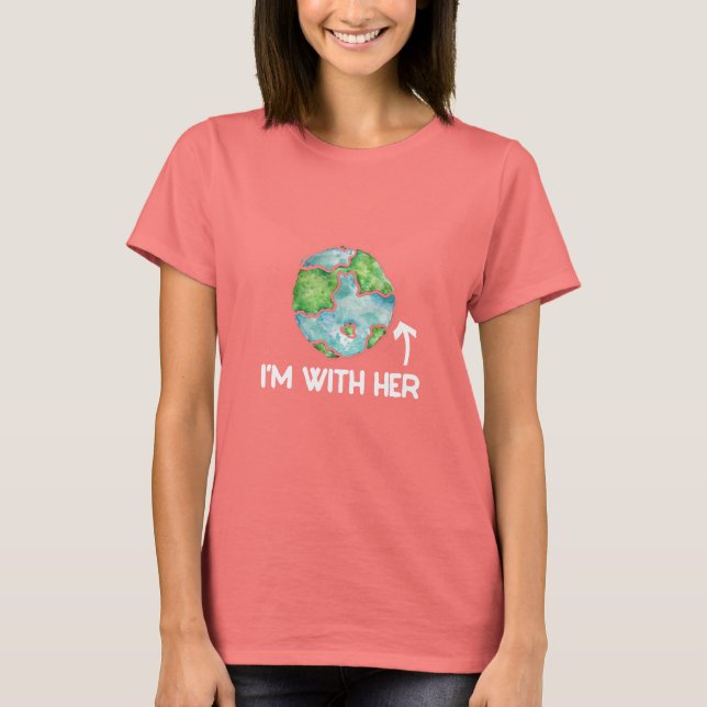 mit ihrer Wissenschaft T-Shirt (Vorderseite)