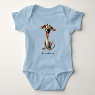 Mit individuellem Text, 🐶verrückter 🤪 Whippet Baby Strampler