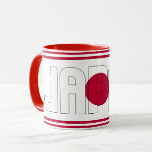 "Mit Japan schlürfen" Patriotischer Kaffeebecher Tasse