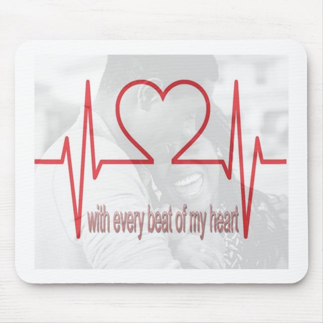 Mit jedem Schlag Mousepad (Vorne)