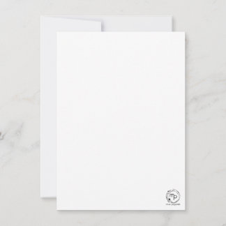 Mit jedem Schritt wächst der Weihnachtszauber Dankeskarte