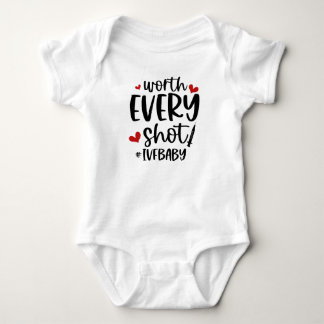 Mit jedem Shot Niedliches IVF Baby Strampler