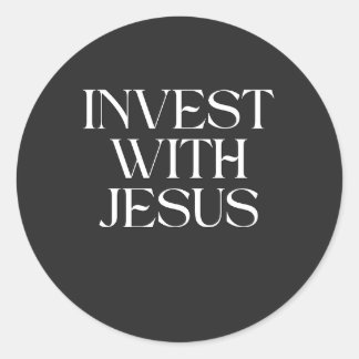Mit Jesus investieren Aufkleber
