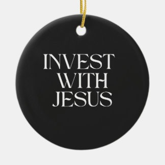 Mit Jesus investieren Ornament