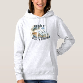 Mit Kaffee & Fiktion befeuerter Hoodie