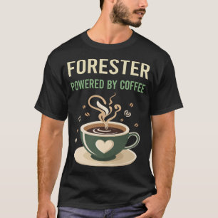 Mit Kaffeemaschine betrieben T-Shirt