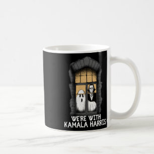 Mit Kamala Harris Funny Halloween Wahlen Beängstig Kaffeetasse