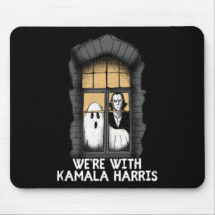 Mit Kamala Harris Funny Halloween Wahlen Beängstig Mousepad