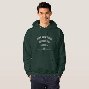 Mit Kapuze Sweatshirt des Morsealphabets