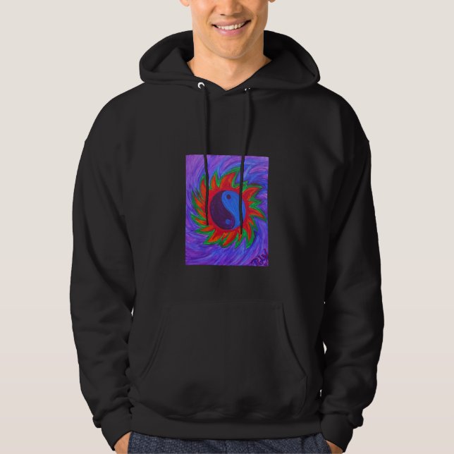 Mit Kapuze Sweatshirt - yin u. (Vorderseite)