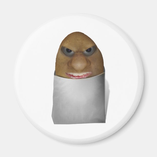 Mit Kartoffeln spielen - Die Kartoffelnase Magnet (Vorne)