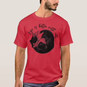 Mit Katzen2 ist das Leben besser T-Shirt