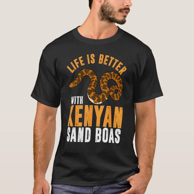 Mit Kenyan Sand Boas Snake Eigentümer 1 T-Shirt (Vorderseite)
