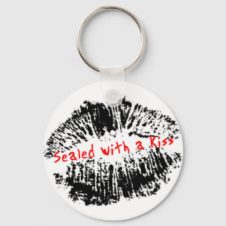 Mit Kiss versiegelt Schlüsselanhänger