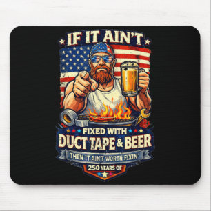 Mit Klebeband und Bier repariert - 250 Jahre Mousepad